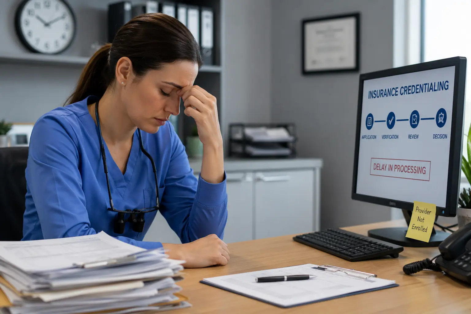 How Dental Credentialing Delays Can Slow Down New Provider Revenue
